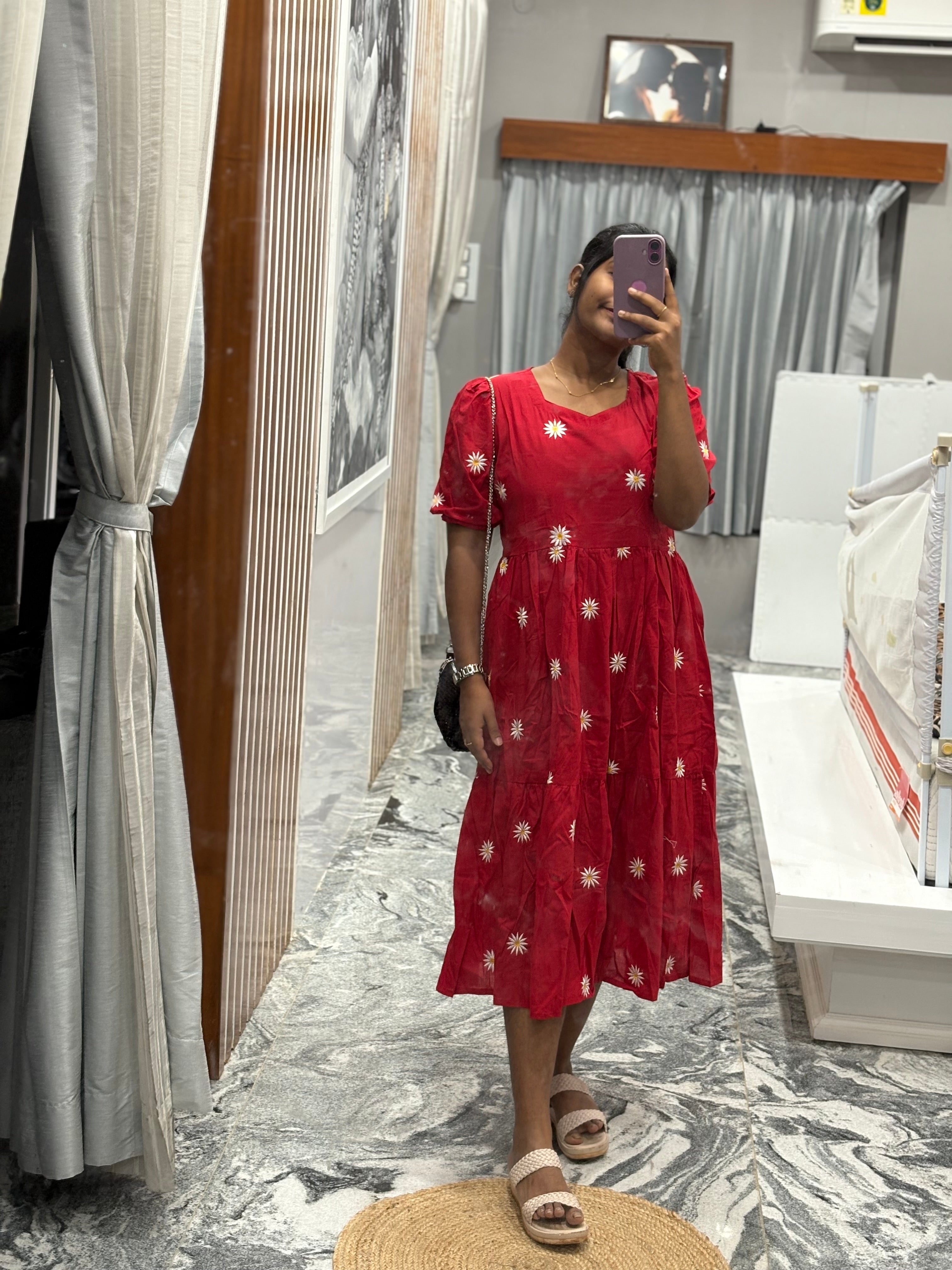 Red Daisy Maxi