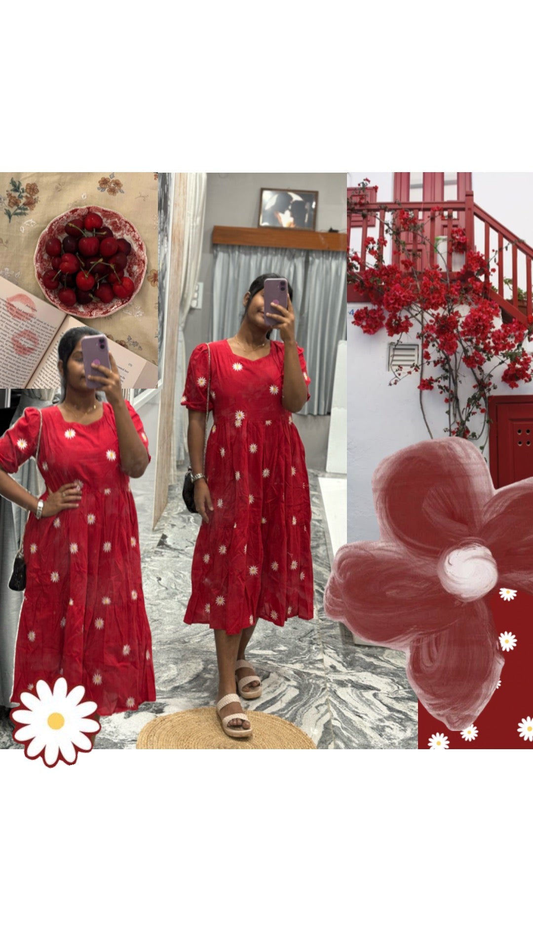 Red Daisy Maxi