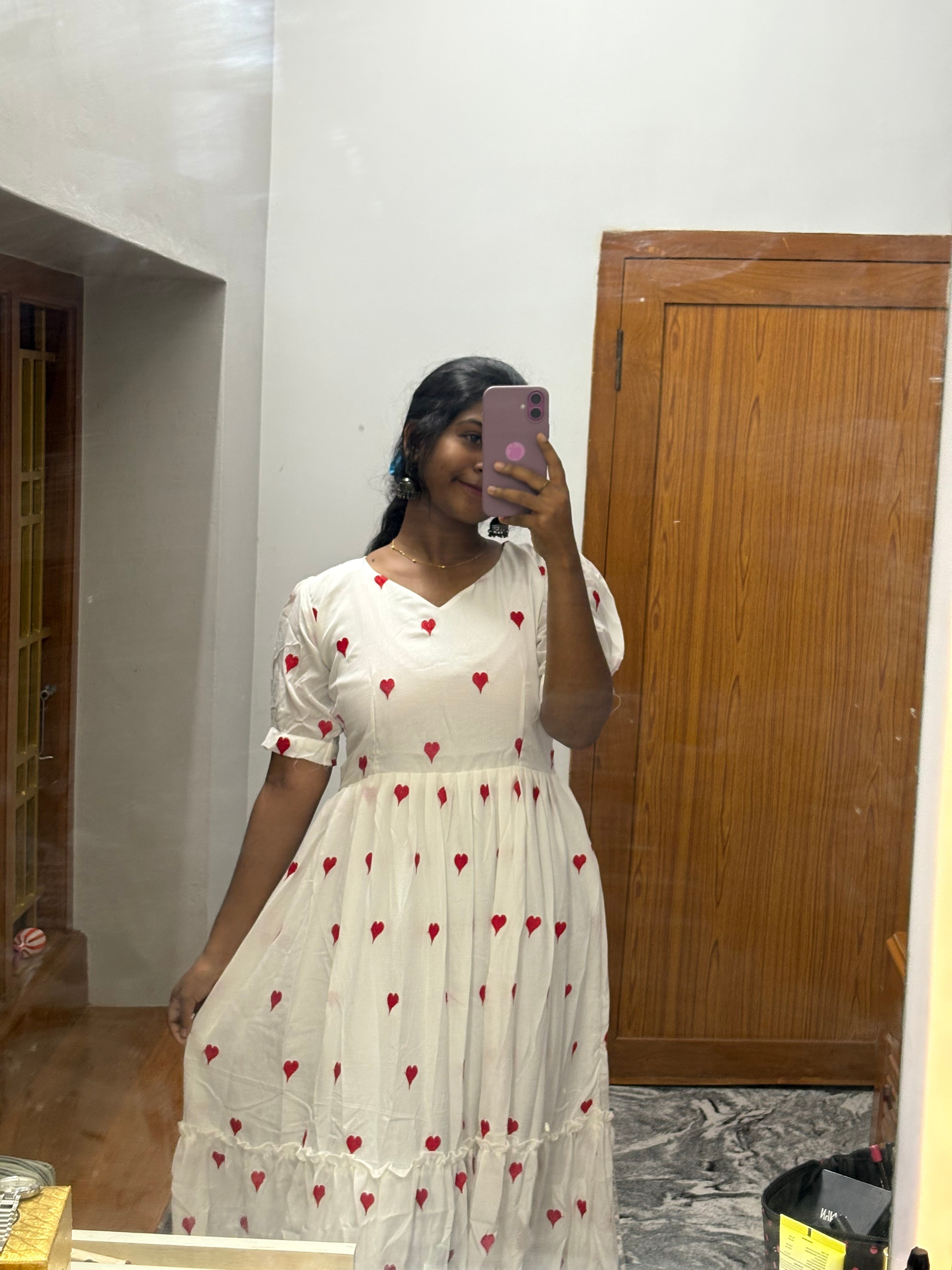 White heart Maxi