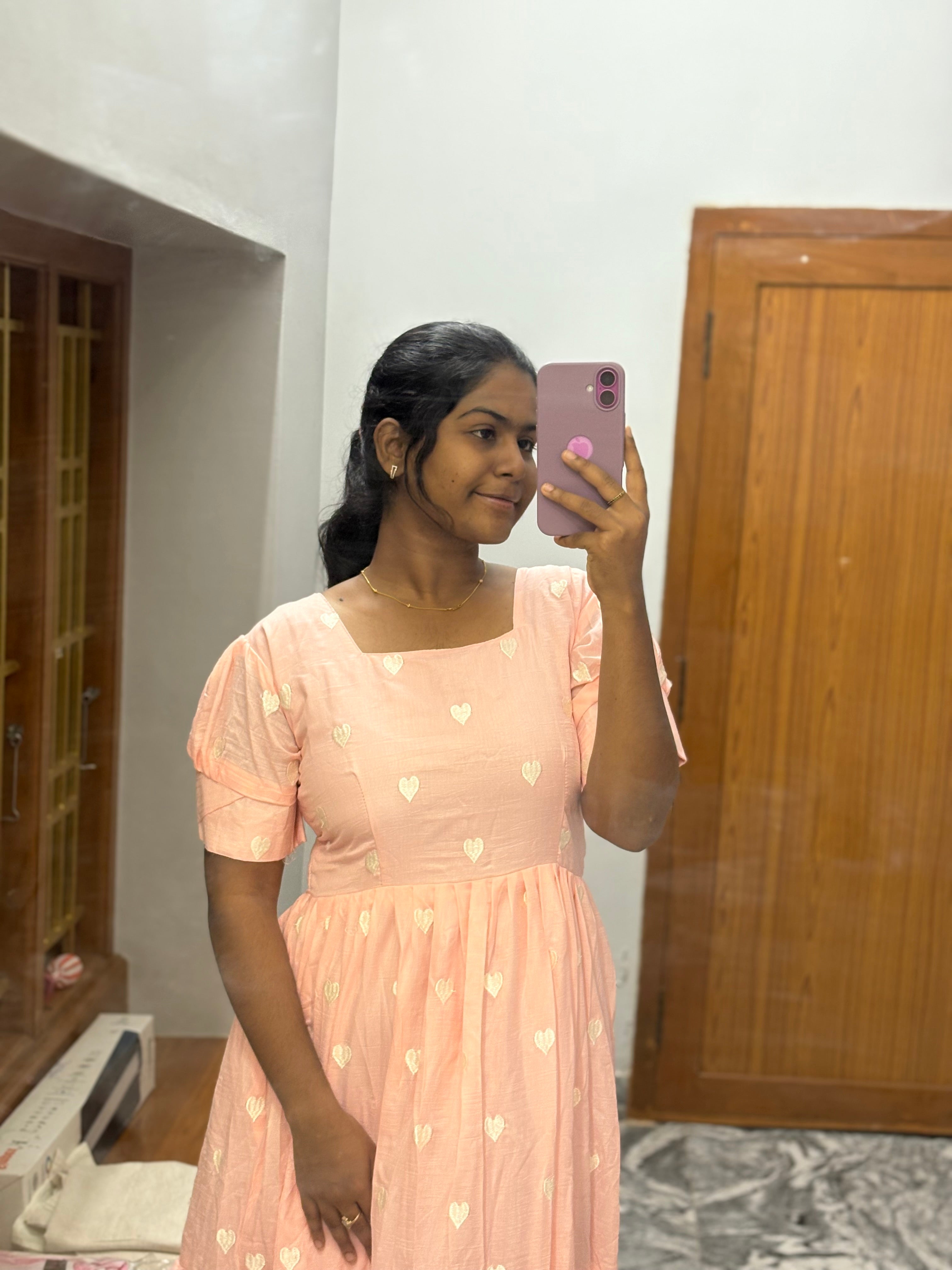 Peach heart Maxi