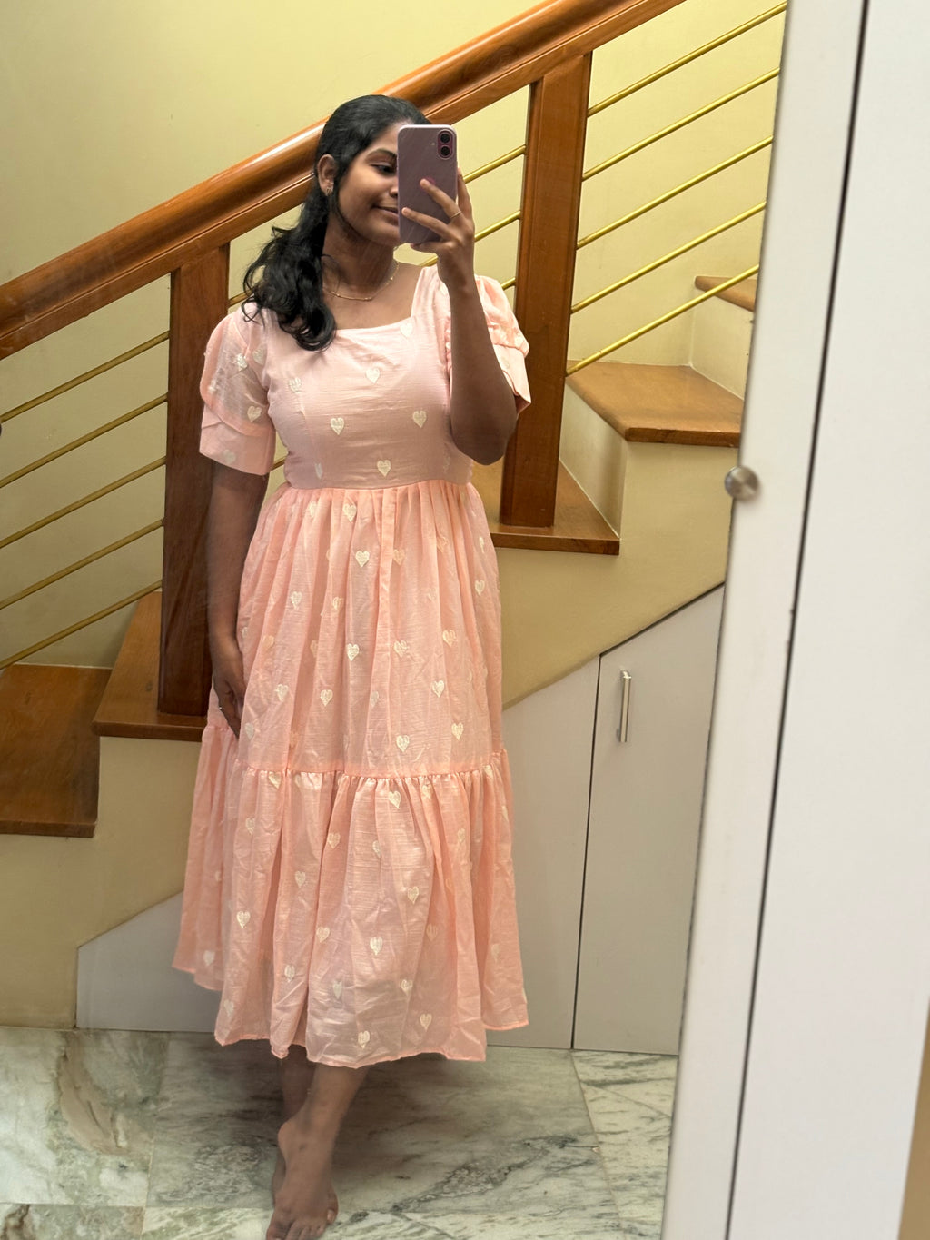 Peach heart Maxi